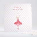 Faire-part de naissance Jolie ballerine simple