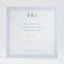 Faire-part de naissance Triple ananas chic