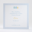 Faire-part de naissance Triple ananas chic