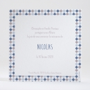 Faire-part de naissance Petits losanges