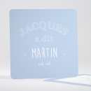 Faire-part de naissance Jacques a dit