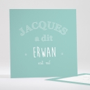 Faire-part de naissance Jacques a dit