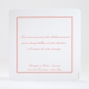 Remerciements mariage Chic & sobre