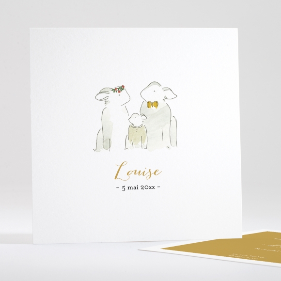 Faire-part de naissance Famille simple