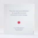 Remerciements mariage Etoiles scandinaves