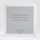 Remerciements mariage Pattern montagneux