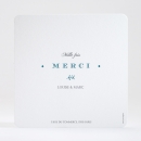 Remerciements mariage Typographies