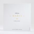 Remerciements mariage Typographies