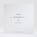 Remerciements mariage Typographies