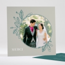 Remerciements mariage Anneau fleuri