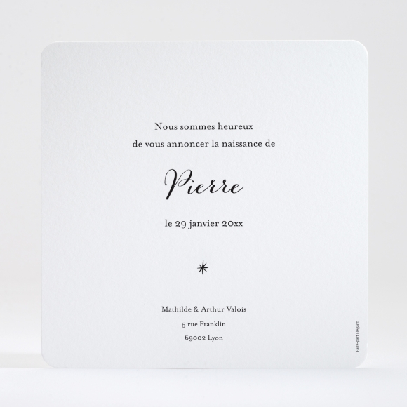 Faire-part de naissance Magie