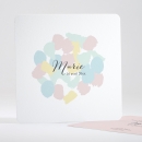 Faire-part de naissance Palette aquarelle