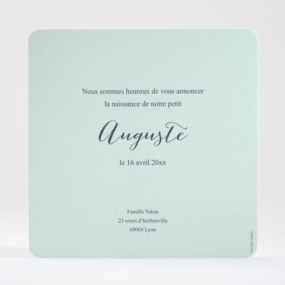 Faire-part de naissance Palette aquarelle