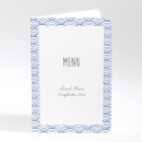 Menu mariage Pattern tendance vague