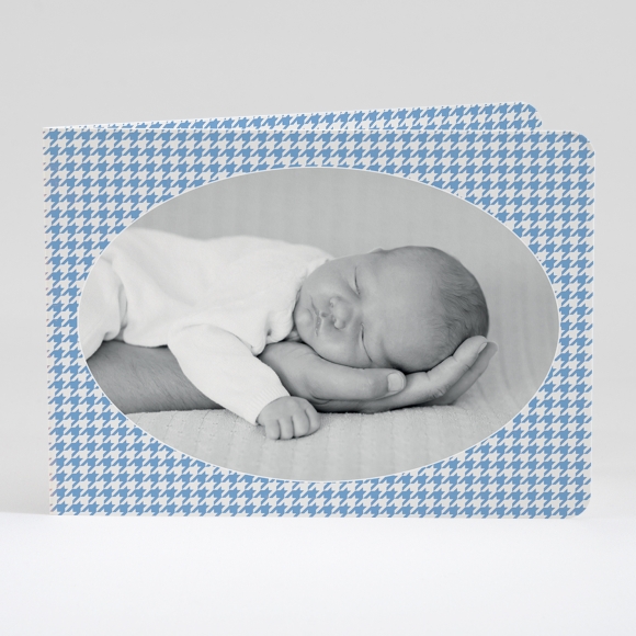 Faire-part de naissance Joli vichy tendance