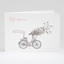 Faire-part de naissance A bicyclette