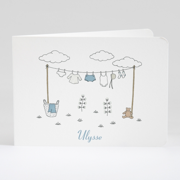 Faire-part de naissance Au grand air