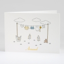 Faire-part de naissance Au grand air