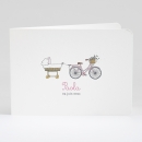 Faire-part de naissance Petite bicyclette