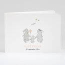 Faire-part de naissance Jolis lapins en famille