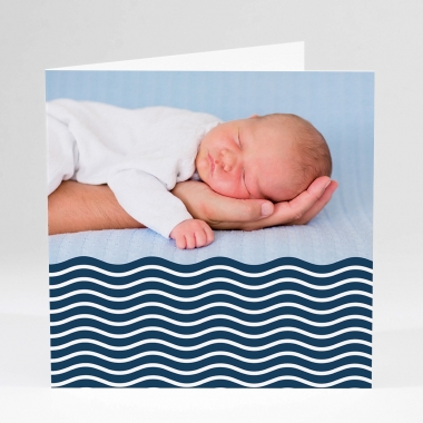 Faire-part de naissance Au fil des vagues