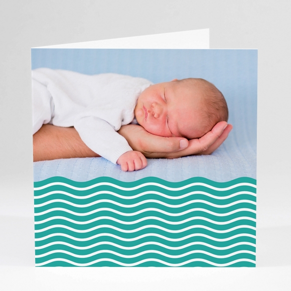 Faire-part de naissance Au fil des vagues