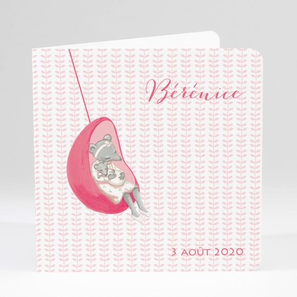 Faire-part de naissance Jolie souris