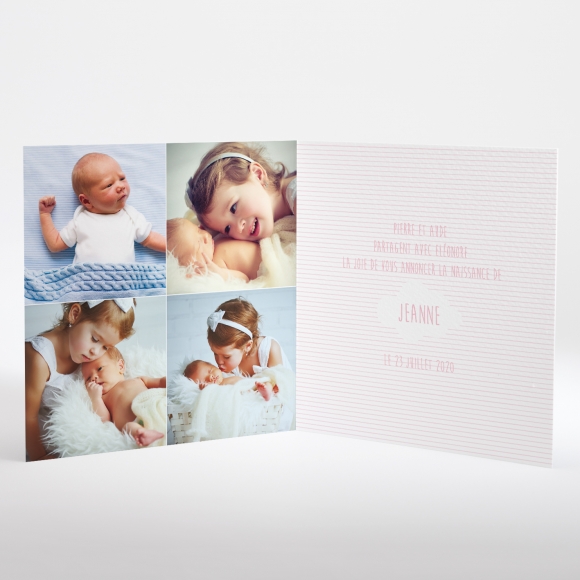 Faire-part de naissance Petit ours polaire photo