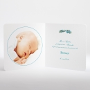 Faire-part de naissance Printemps livret