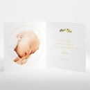 Faire-part de naissance Printemps livret