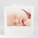 Faire-part de naissance Printemps livret