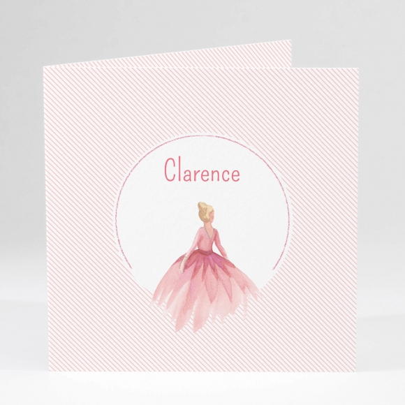 Faire-part de naissance Jolie princesse livret