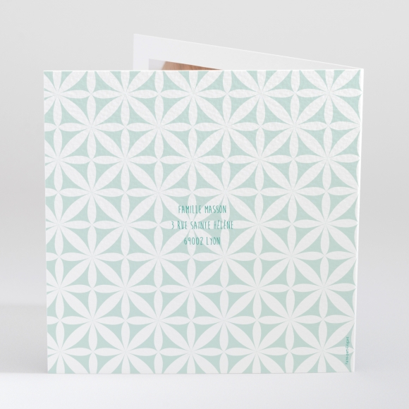 Faire-part de naissance Pattern doux photo