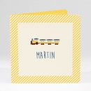Faire-part de naissance Petit train