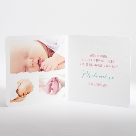 Faire-part de naissance La fameuse marelle