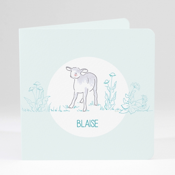 Faire-part de naissance Saute mouton