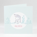 Faire-part de naissance Saute mouton