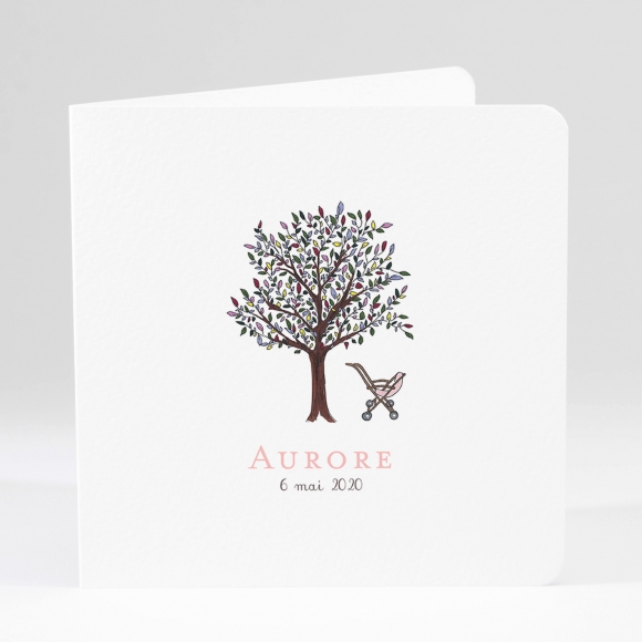 Faire-part de naissance A l'ombre du grand arbre