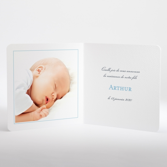 Faire-part de naissance Cigogne