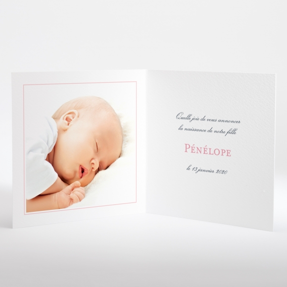 Faire-part de naissance Cigogne