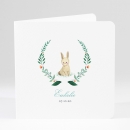 Faire-part de naissance Lapin Fille