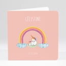 Faire-part de naissance Licorne