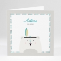 Faire-part de naissance Indien