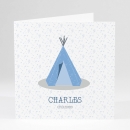 Faire-part de naissance Tipi