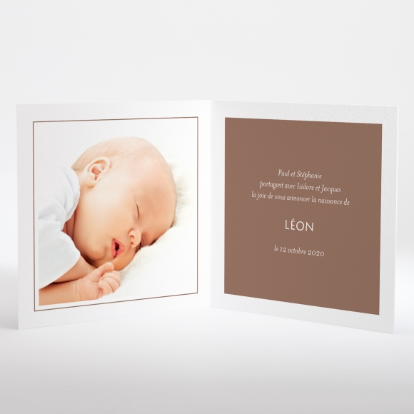 Faire-part de naissance Sweety brothers