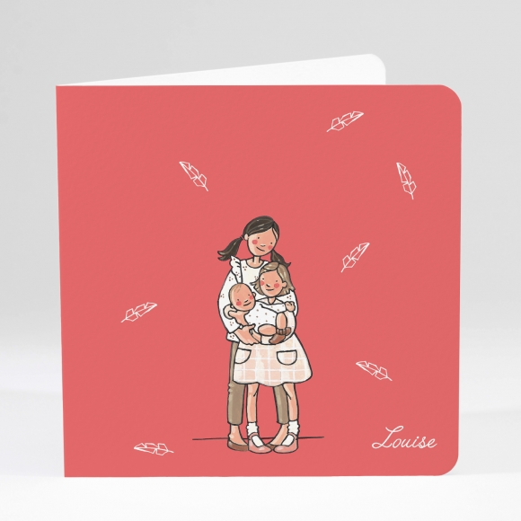 Faire-part de naissance Sweety sisters