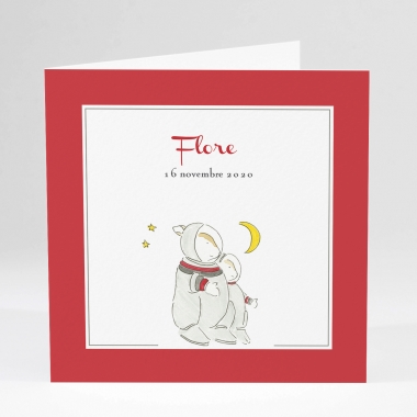 Faire-part de naissance Espace