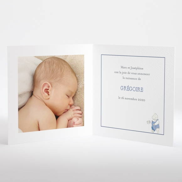 Faire-part de naissance Messager