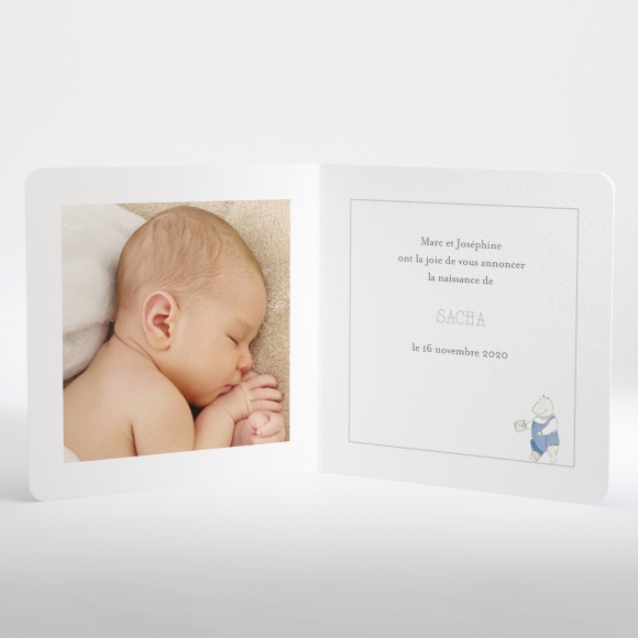 Faire-part de naissance Messager