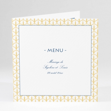 Menu mariage Belle promesse